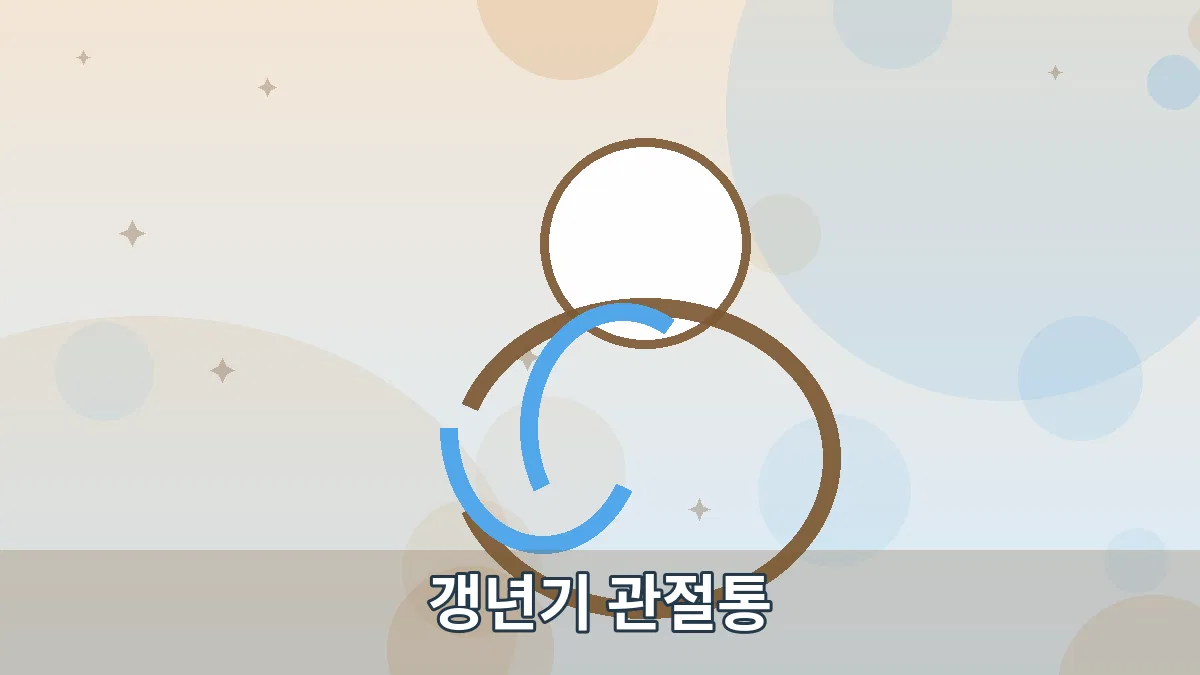 갱년기 관절통 안내 이미지 2