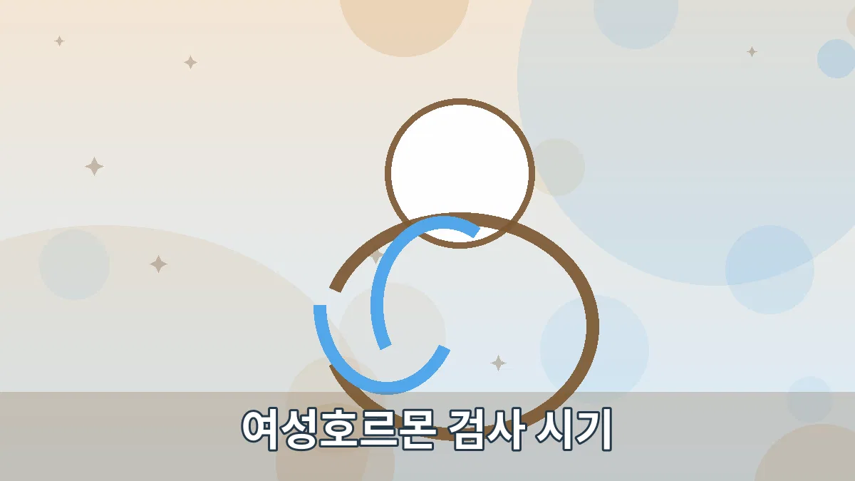 여성호르몬 검사 시기 안내 이미지 2