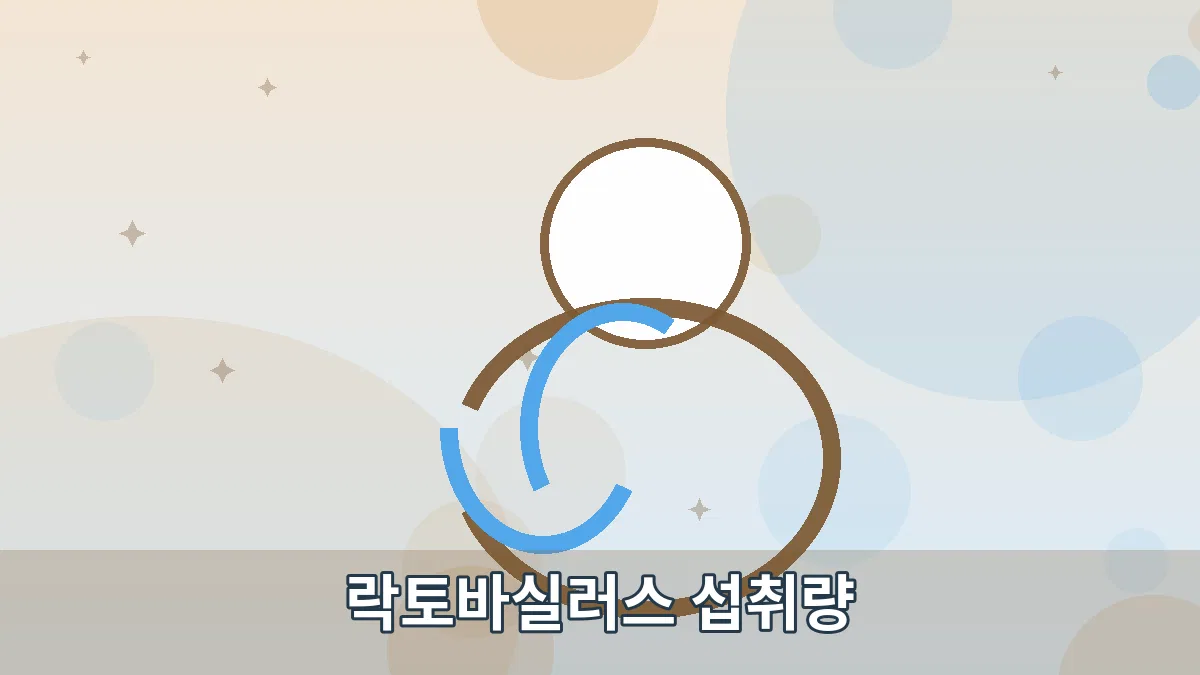락토바실러스 섭취량 안내 이미지 2