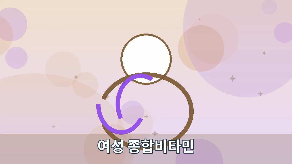 여성 종합비타민 안내 이미지 4